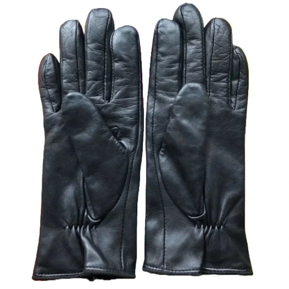 Lauren Ralph Lauren Accessories - Lauren Ralph Lauren | Genuine Leather Pickstitch Lined Gloves | Size: XL